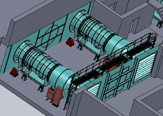 3D Image ventilation plant