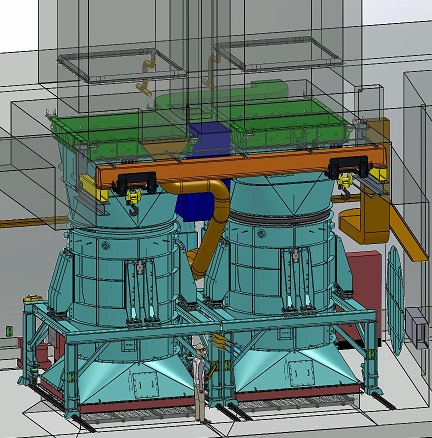 3D Engineering of the ventilation equipment