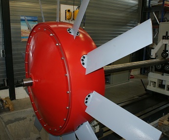 Adjustable impeller on the balancing machine